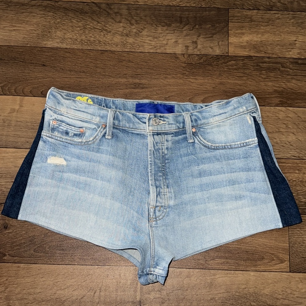 Mother x Carolyn Murphy The Cheeky Tomcat Short Joy of Doing Just Enough Size 33